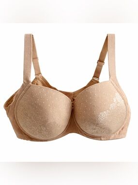 Vanity Fair 42G Full Coverage Bra NWT Soft Tan | Stunning Support